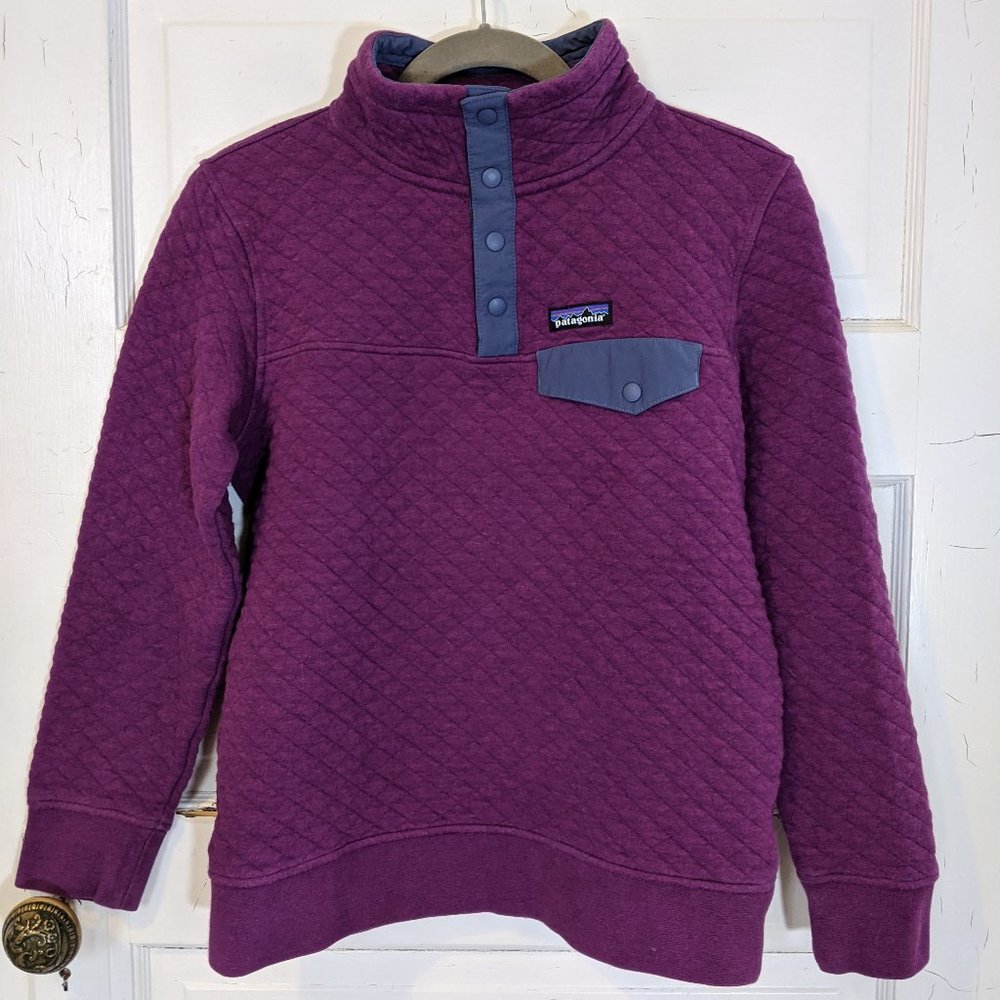 Patagonia Organic Cotton Quilt Pullover ~ XS
